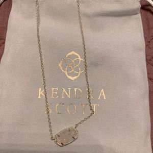 Kendra Scott Elisa necklace iridescent druzy